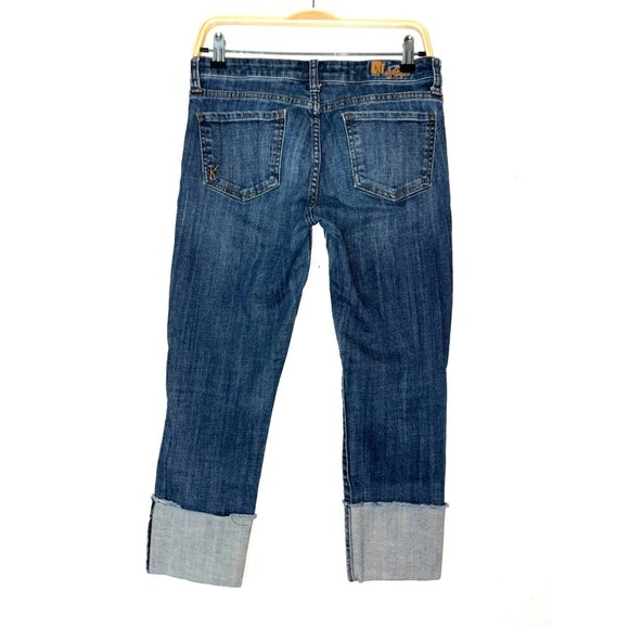 Kut From The Kloth Rolled Cuff Boyfriend Jeans Size 4 - Picture 2 of 10